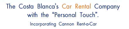 THE Costa Blanca´s Car Rental Company